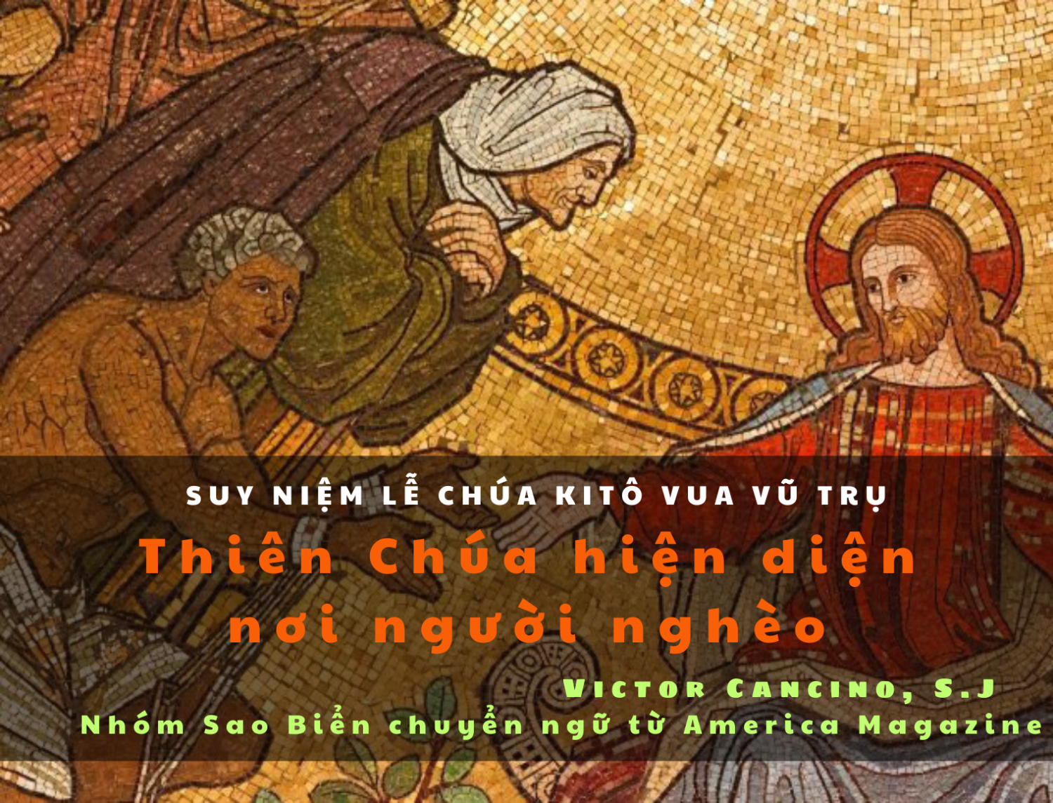 Thi&ecirc;n Ch&uacute;a hiện diện nơi người ngh&egrave;o