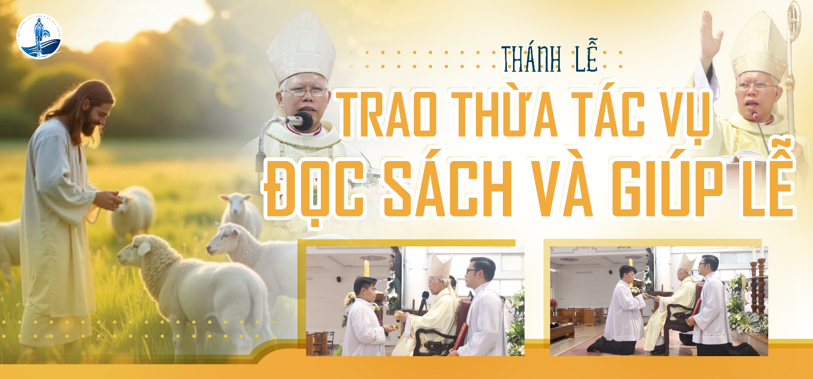 Th&aacute;nh lễ trao Thừa t&aacute;c vụ Đọc S&aacute;ch v&agrave; Gi&uacute;p Lễ tại Đại Chủng viện Sao Biển Nha Trang 2025